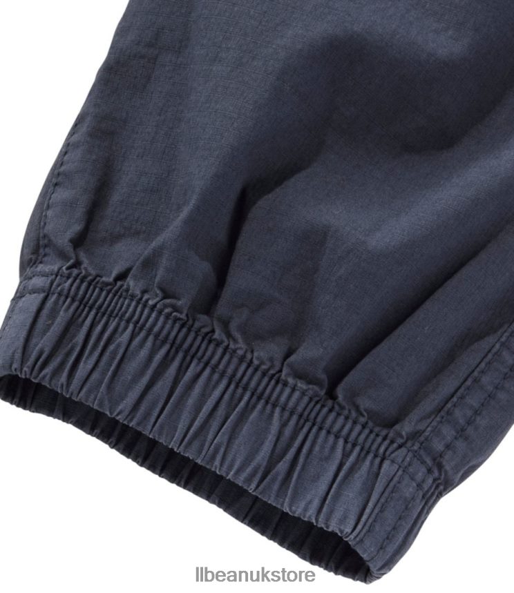 Clothing L.L.Bean Stretch Ripstop Pull-On Pants Black Women 0VRR665811