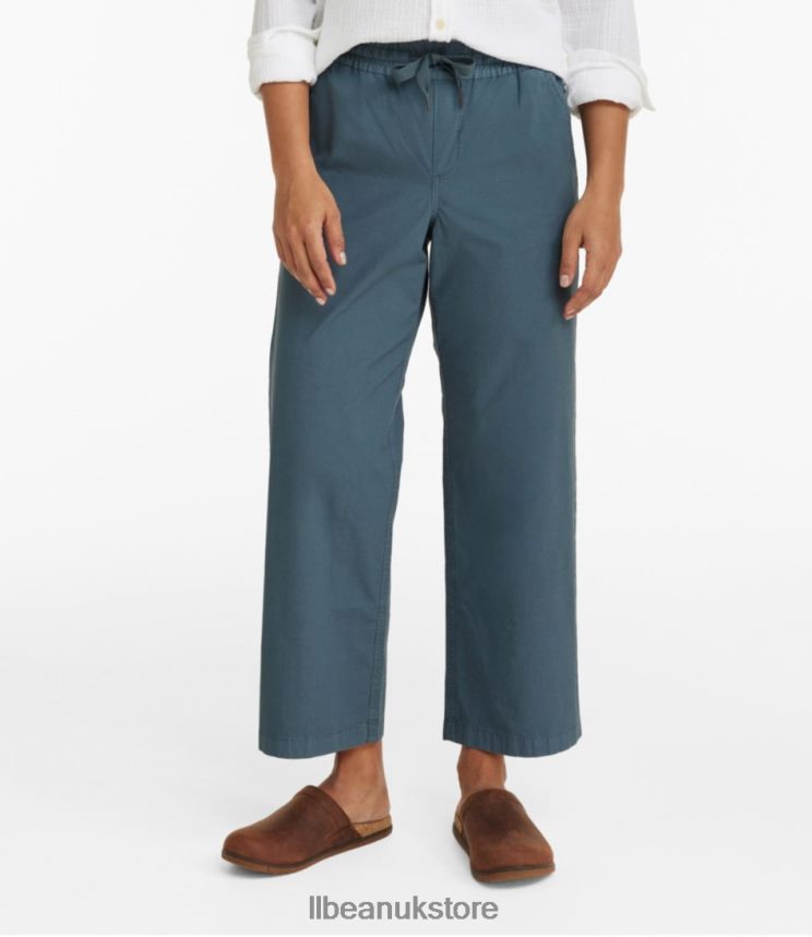 Clothing L.L.Bean Stretch Ripstop Pull-On Pants Katahdin Khaki Women 0VRR66294