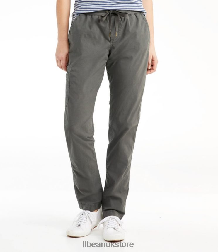 Clothing L.L.Bean Stretch Ripstop Pull-On Pants Sea Green Women 0VRR667280
