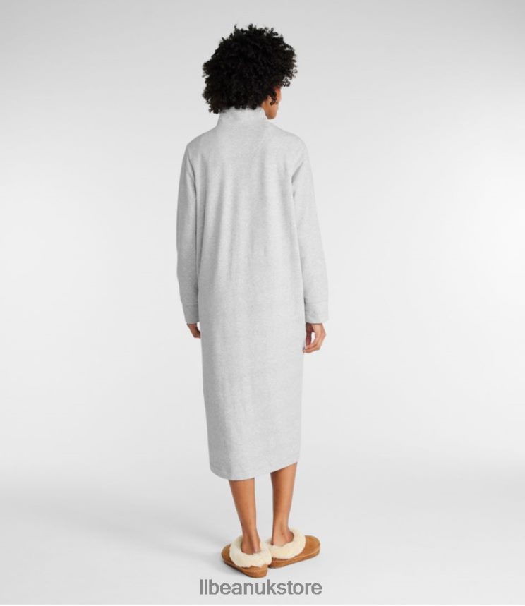 Clothing L.L.Bean Ultrasoft Sweatshirt Robe Charcoal Heather Women 0VRR665854