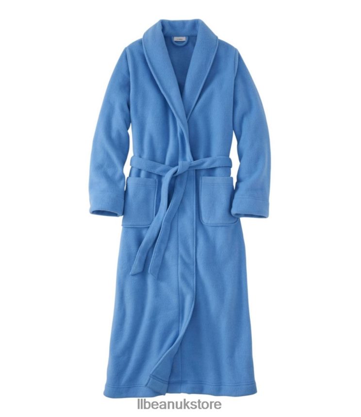 Clothing L.L.Bean Winter Fleece Robe Arctic Blue Women 0VRR66436