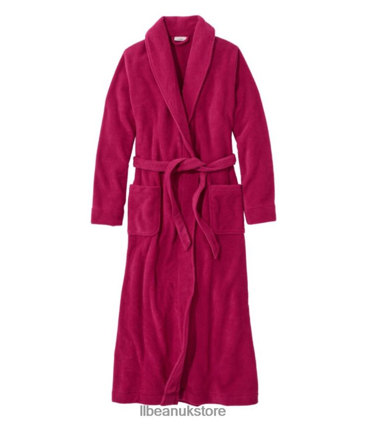 Clothing L.L.Bean Winter Fleece Robe Deep Raspberry Women 0VRR664886