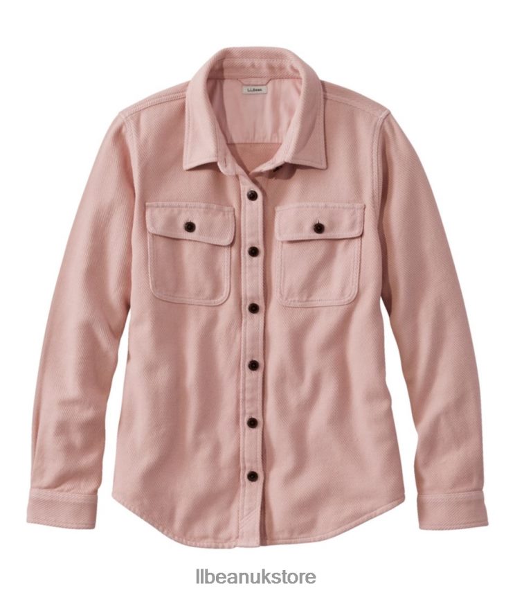 Clothing L.L.Bean 1912 Overshirt Muted Rose Women 0VRR6670