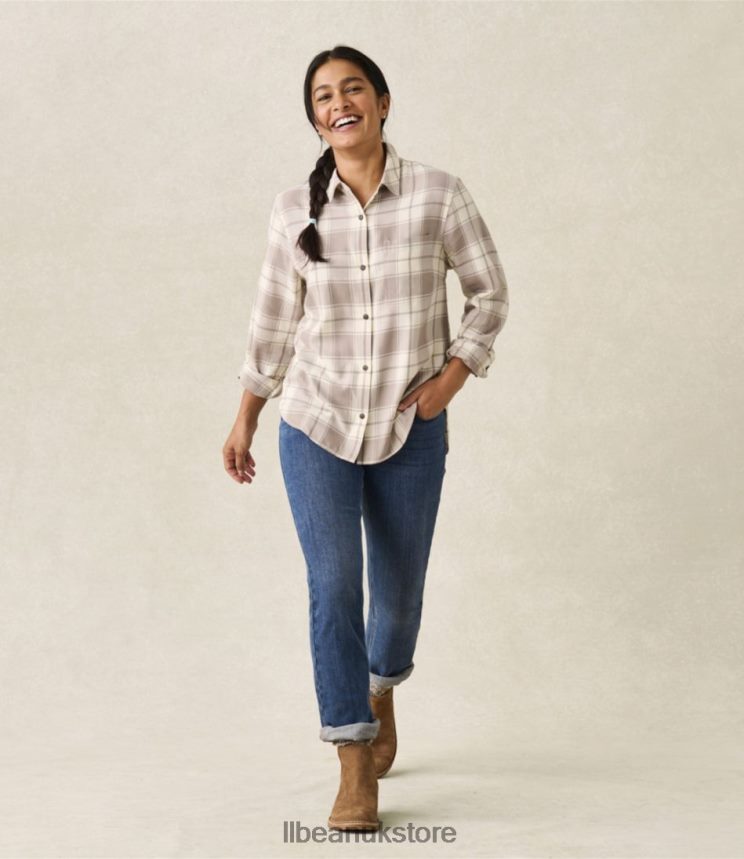 Clothing L.L.Bean Feather-Soft Twill Shirt Bright Navy Women 0VRR66354