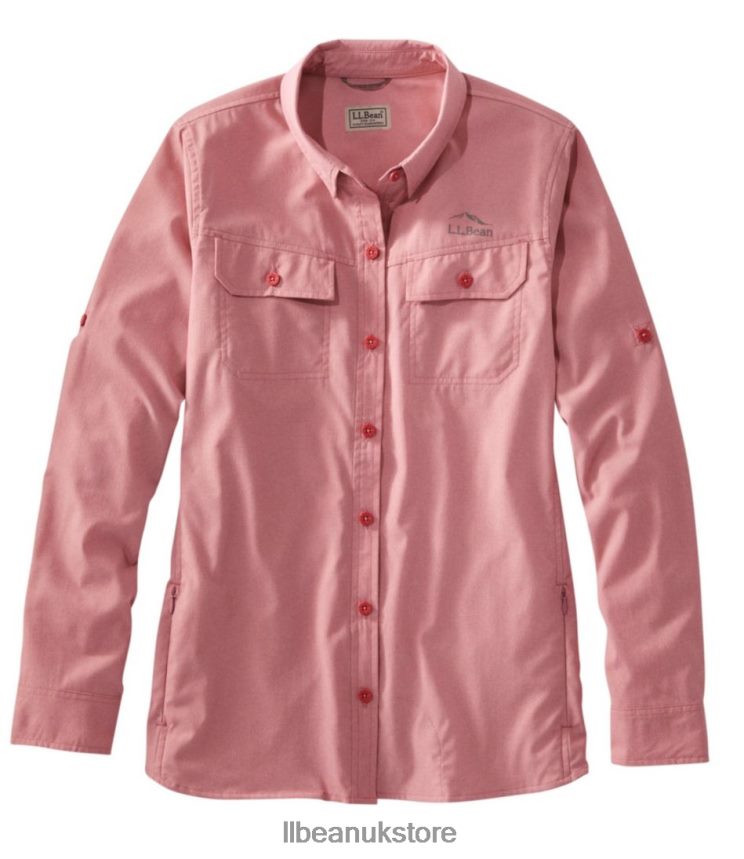 Clothing L.L.Bean No Fly Zone Shirt Faded Rose Women 0VRR663205