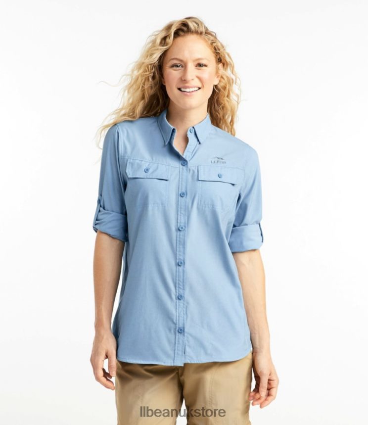 Clothing L.L.Bean No Fly Zone Shirt Faded Rose Women 0VRR663205