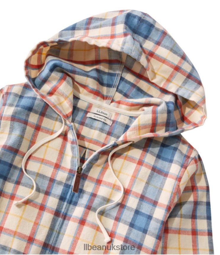 Clothing L.L.Bean Scotch Plaid Flannel Shirt Indigo Tartan Women 0VRR662951