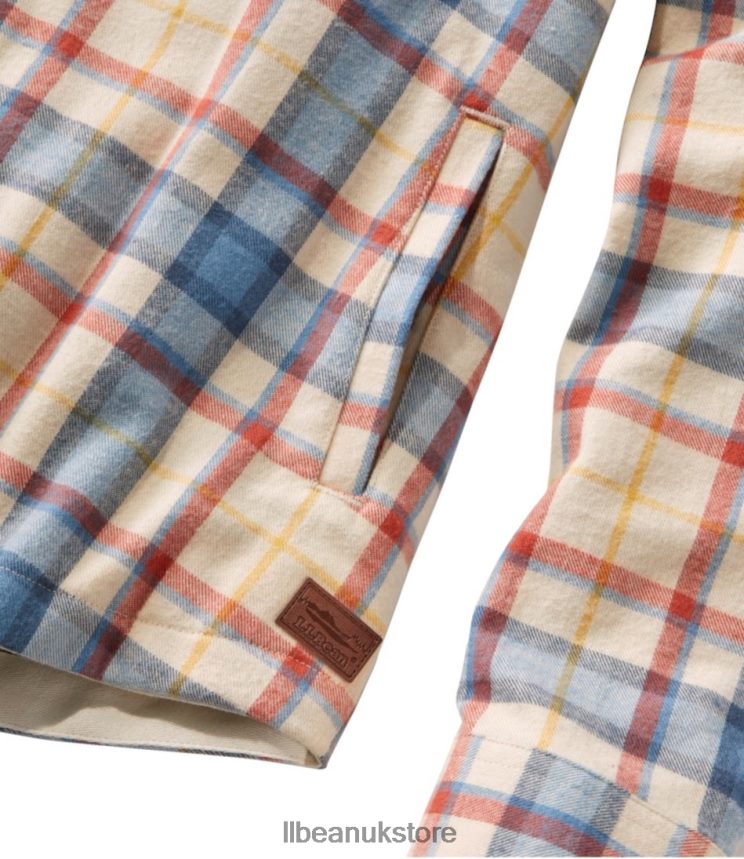 Clothing L.L.Bean Scotch Plaid Flannel Shirt Indigo Tartan Women 0VRR662951