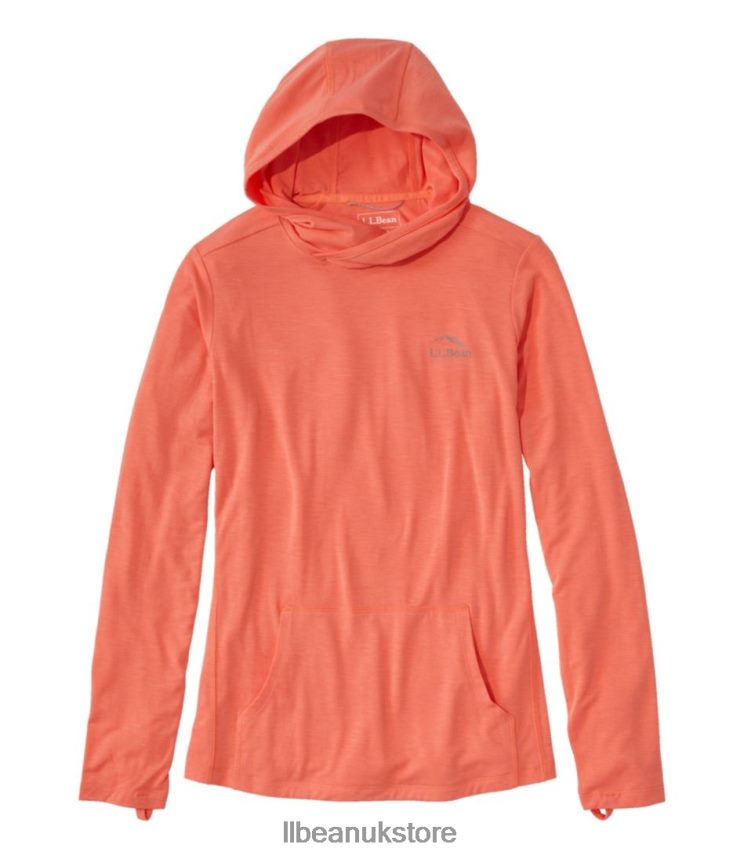 Clothing L.L.Bean Tropicwear Comfort Hoodie Wild Salmon Women 0VRR661310