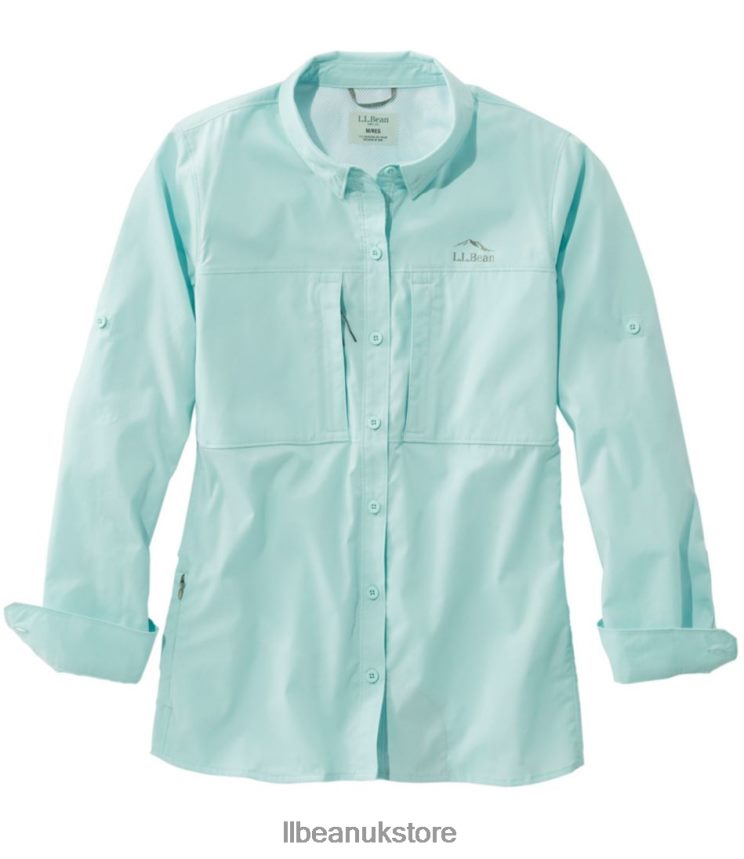 Clothing L.L.Bean Tropicwear Pro Stretch Shirt Skylight Women 0VRR663314