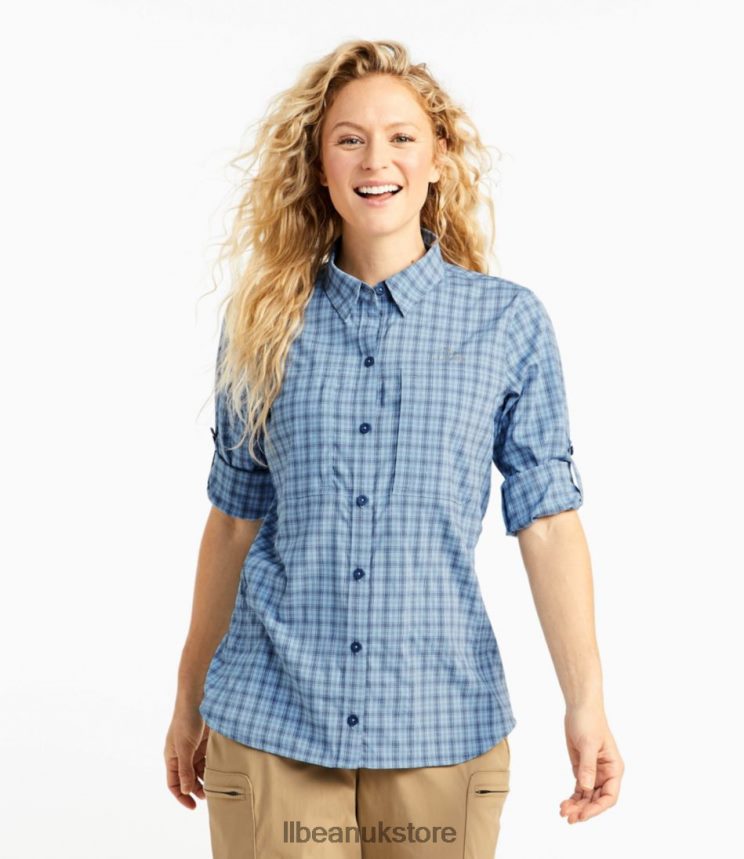 Clothing L.L.Bean Tropicwear Pro Stretch Shirt Sunlit Coral Women 0VRR663390