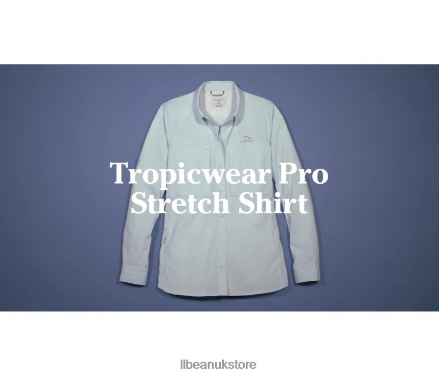 Clothing L.L.Bean Tropicwear Pro Stretch Shirt Sunlit Coral Women 0VRR663390