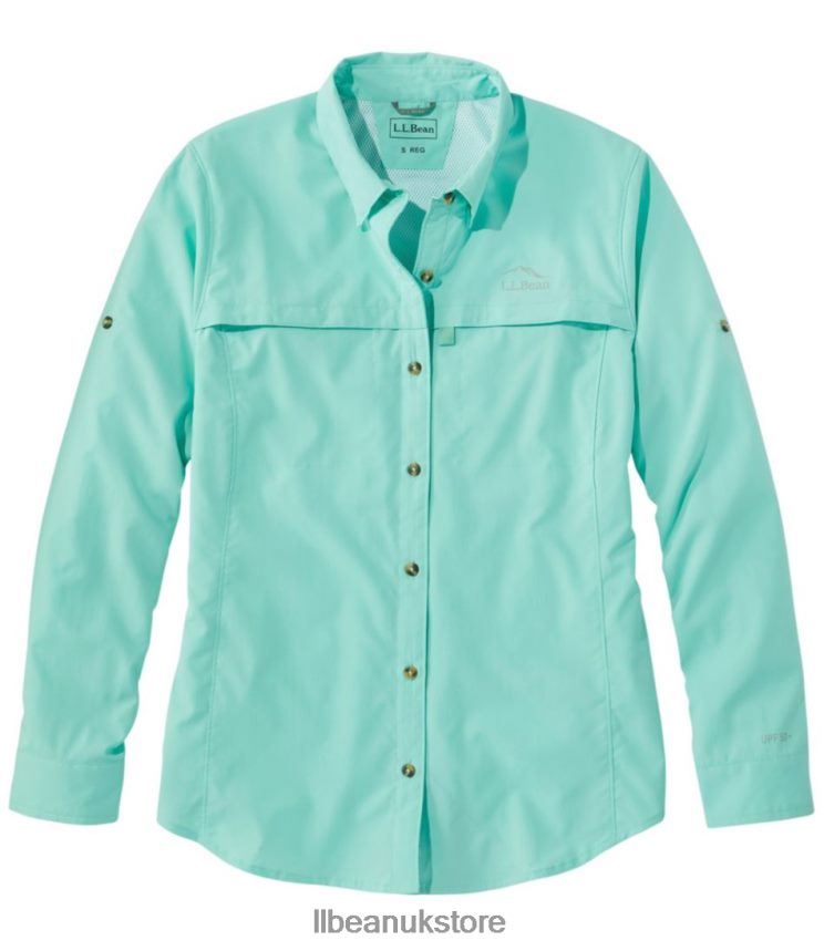 Clothing L.L.Bean Tropicwear Shirt Faded Jade Women 0VRR665222
