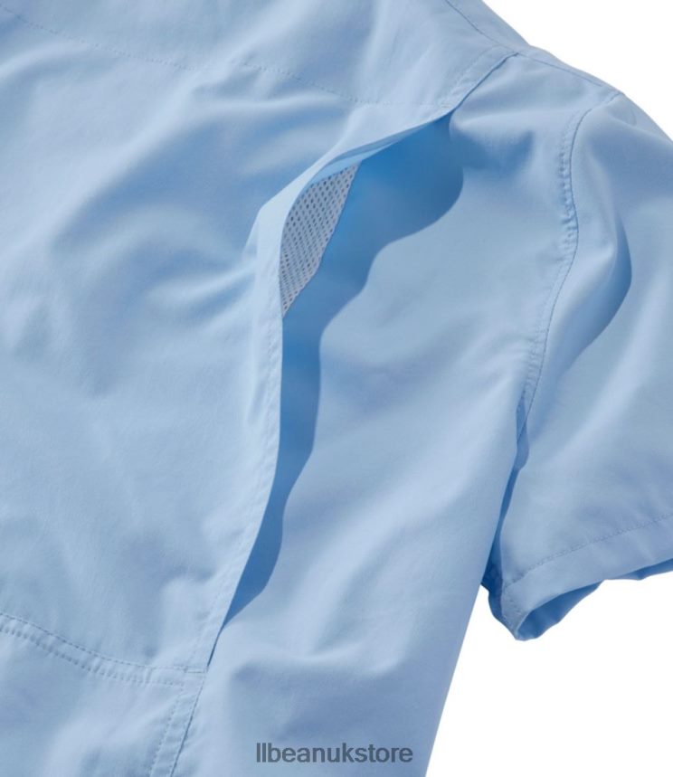 Clothing L.L.Bean Tropicwear Shirt Mineral Blue Women 0VRR663159