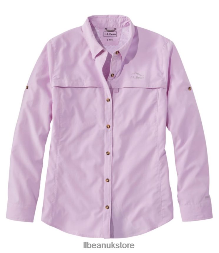 Clothing L.L.Bean Tropicwear Shirt Mountain Lilac Women 0VRR666709