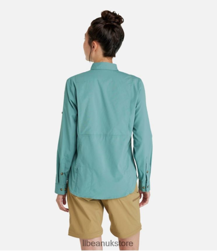 Clothing L.L.Bean Tropicwear Shirt White Women 0VRR667068