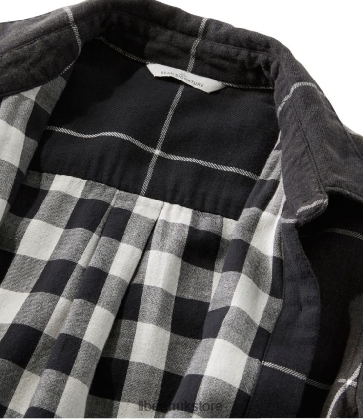 Clothing L.L.Bean x Double L Signature Cotton Double-Weave Shirt Bright Navy Women 0VRR664682
