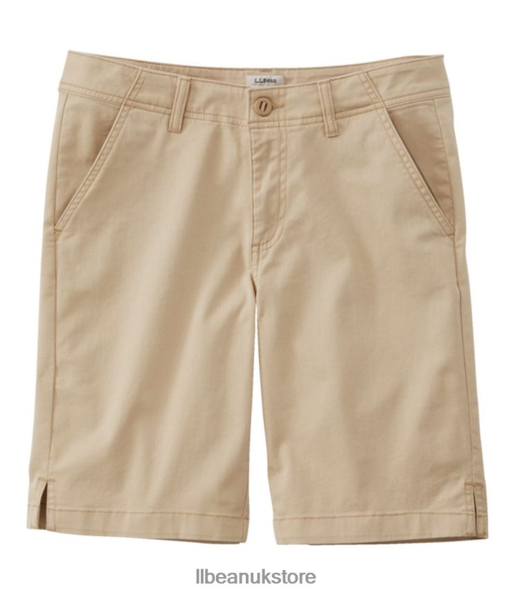 Clothing L.L.Bean Lakewashed Chino Shorts Boulder Women 0VRR66250