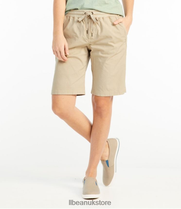 Clothing L.L.Bean Stretch Ripstop Pull-On Shorts Carbon Navy Women 0VRR663114