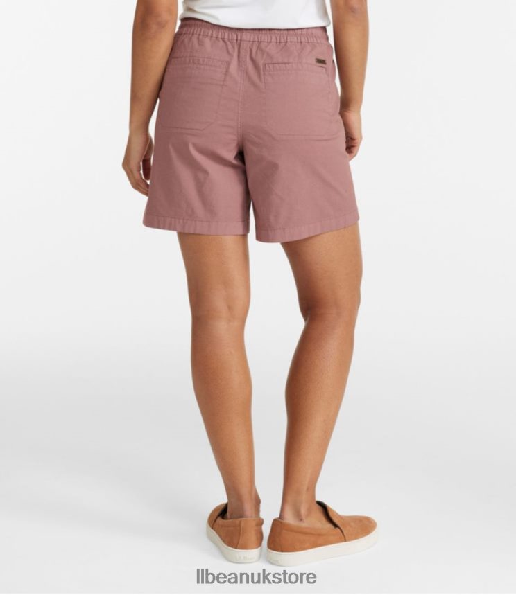 Clothing L.L.Bean Stretch Ripstop Pull-On Shorts Rangeley Blue Women 0VRR664718
