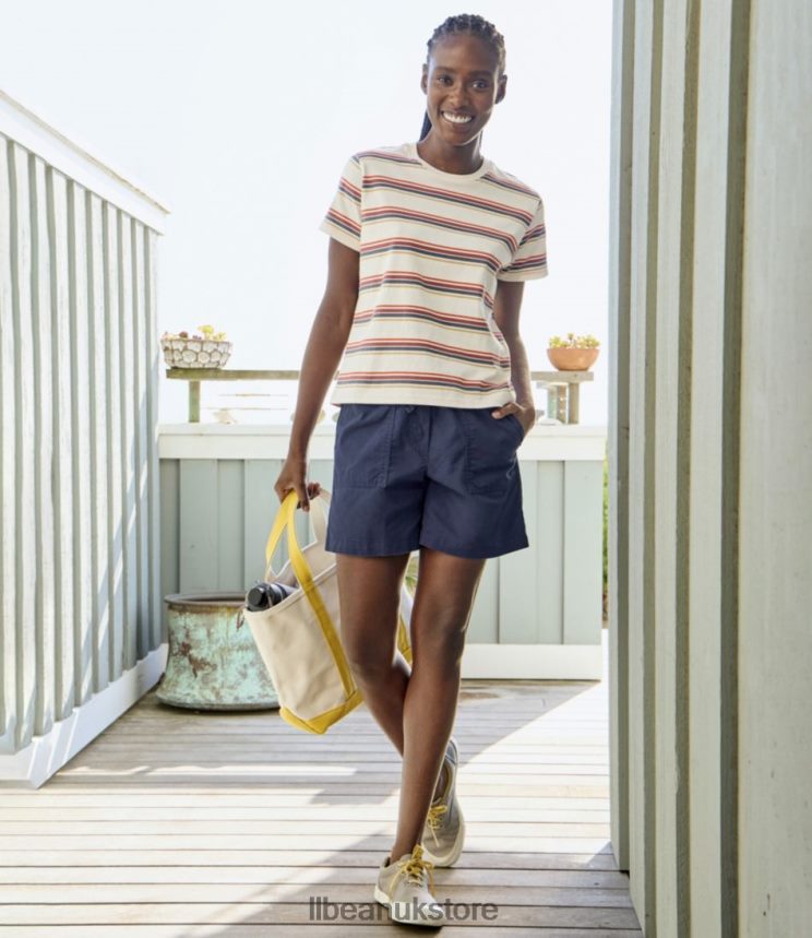 Clothing L.L.Bean Sunwashed Shorts Coastal Tan Women 0VRR66219
