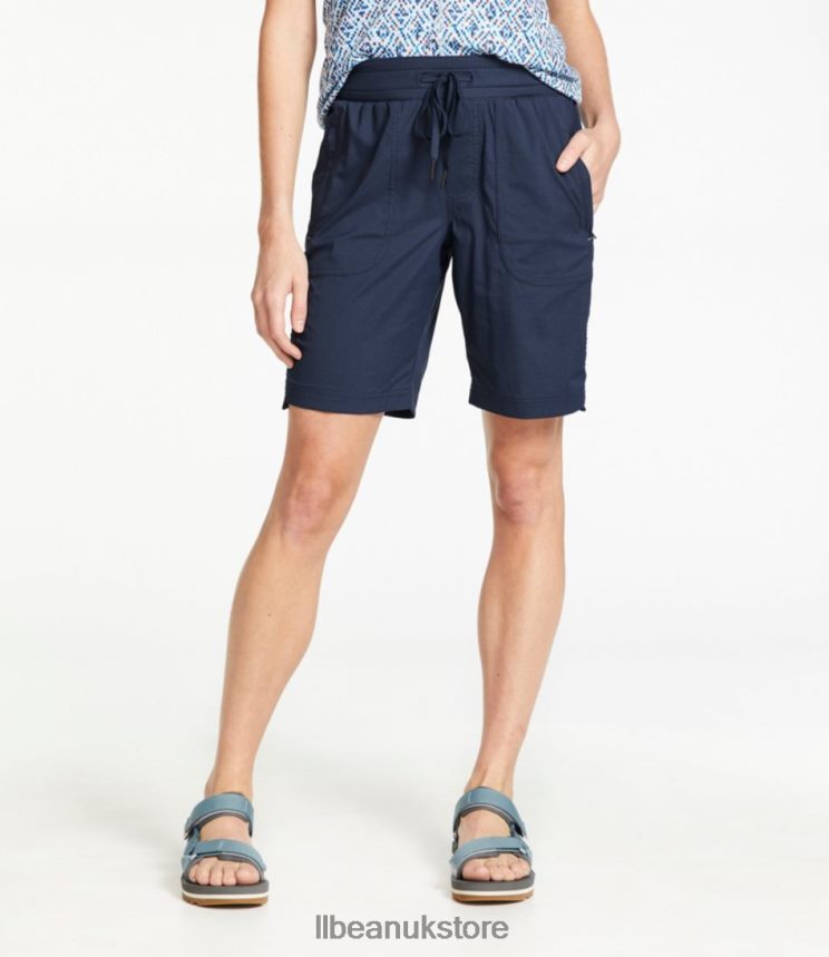 Clothing L.L.Bean Vista Camp Bermuda Shorts Soft Spruce Women 0VRR663098