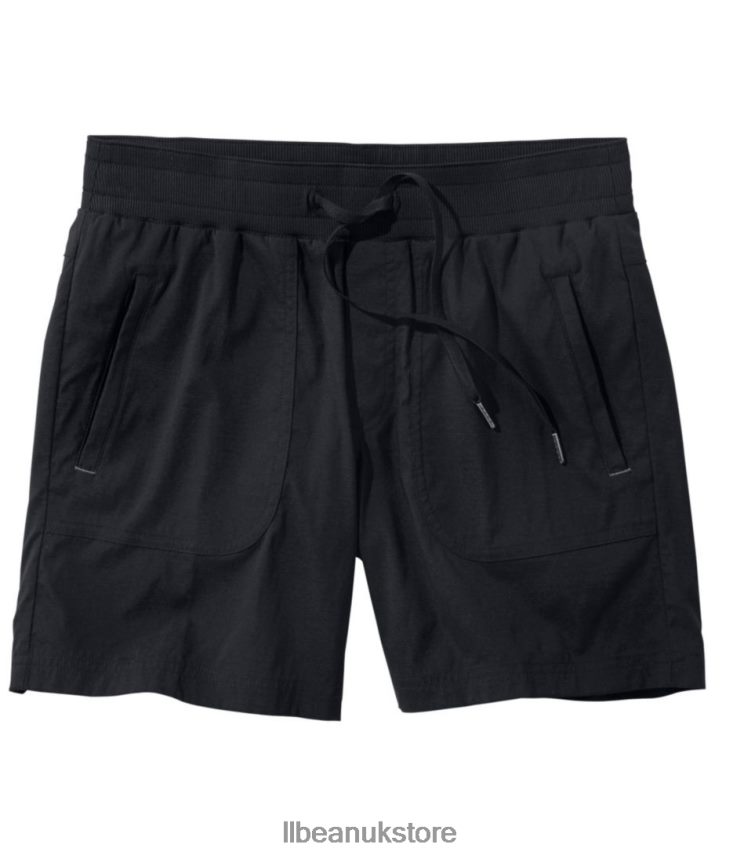 Clothing L.L.Bean Vista Camp Shorts Classic Black Women 0VRR665765