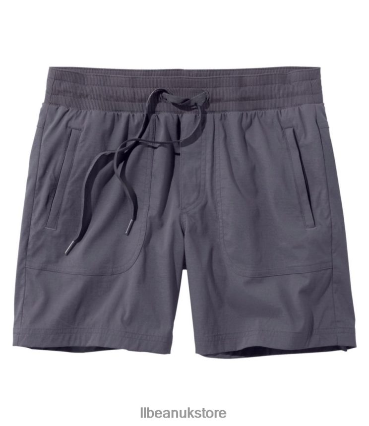Clothing L.L.Bean Vista Camp Shorts Granite Women 0VRR664717