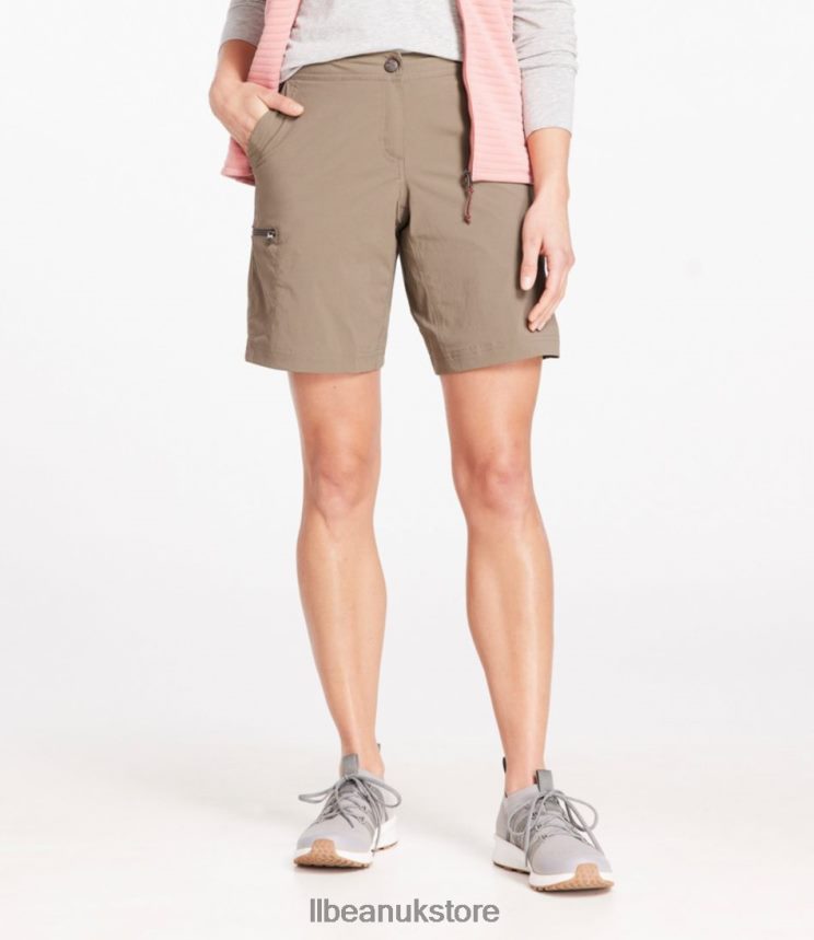Clothing L.L.Bean Water-Repellent Comfort Trail Shorts Ash Women 0VRR664747