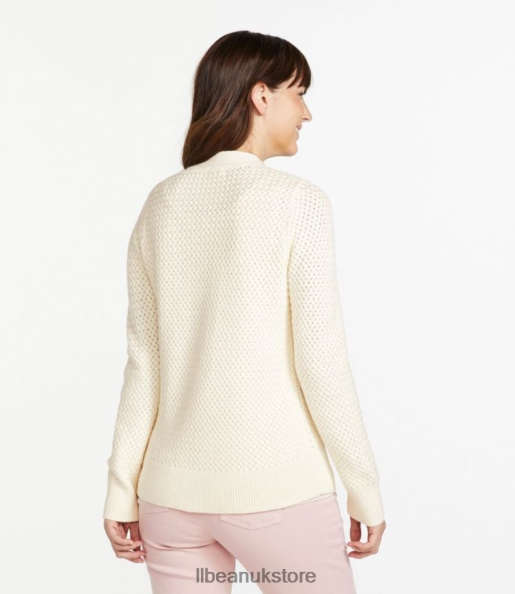 Clothing L.L.Bean Basketweave Sweater Soft Spruce Heather Women 0VRR665996
