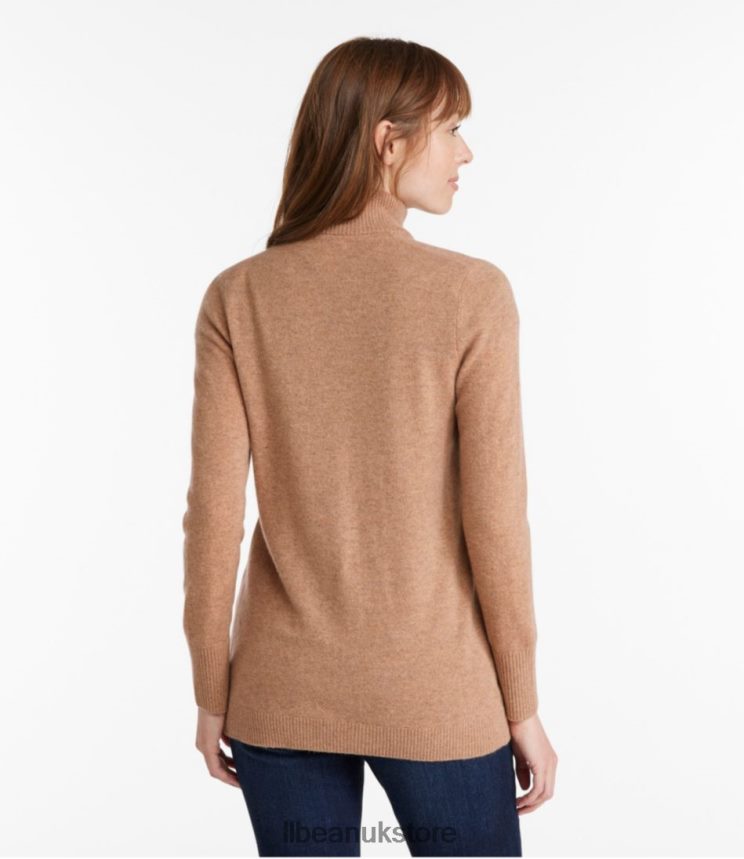Clothing L.L.Bean Classic Cashmere Button-Front Cardigan Indigo Heather Women 0VRR666464