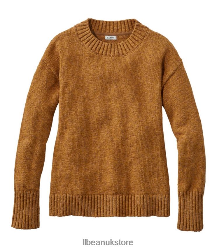 Clothing L.L.Bean Cotton Ragg Sweater Saddle Women 0VRR66100
