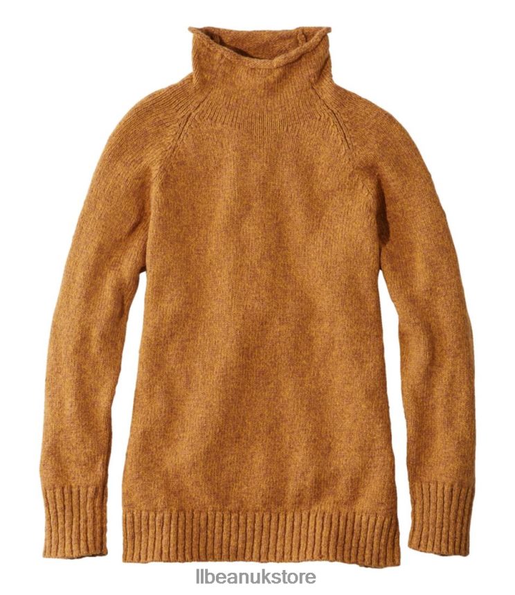 Clothing L.L.Bean Cotton Ragg Sweater Saddle Women 0VRR66485