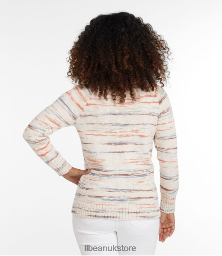 Clothing L.L.Bean Cotton Ragg Sweater Sea Pine Women 0VRR66738
