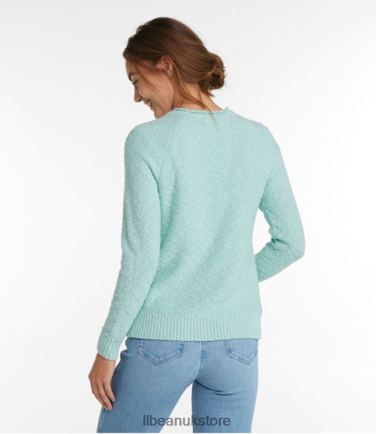 Clothing L.L.Bean Midweight Cotton Slub Rollneck Pullover Paperwhite Women 0VRR666890