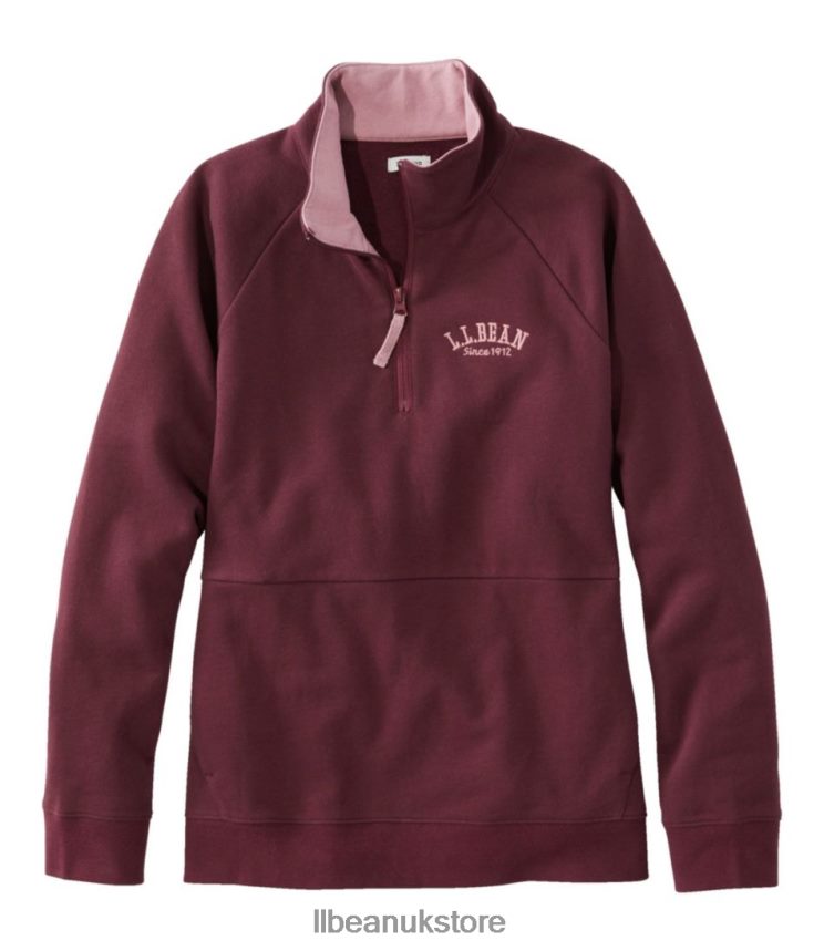 Clothing L.L.Bean 1912 Sweatshirt Deep Wine Women 0VRR663042