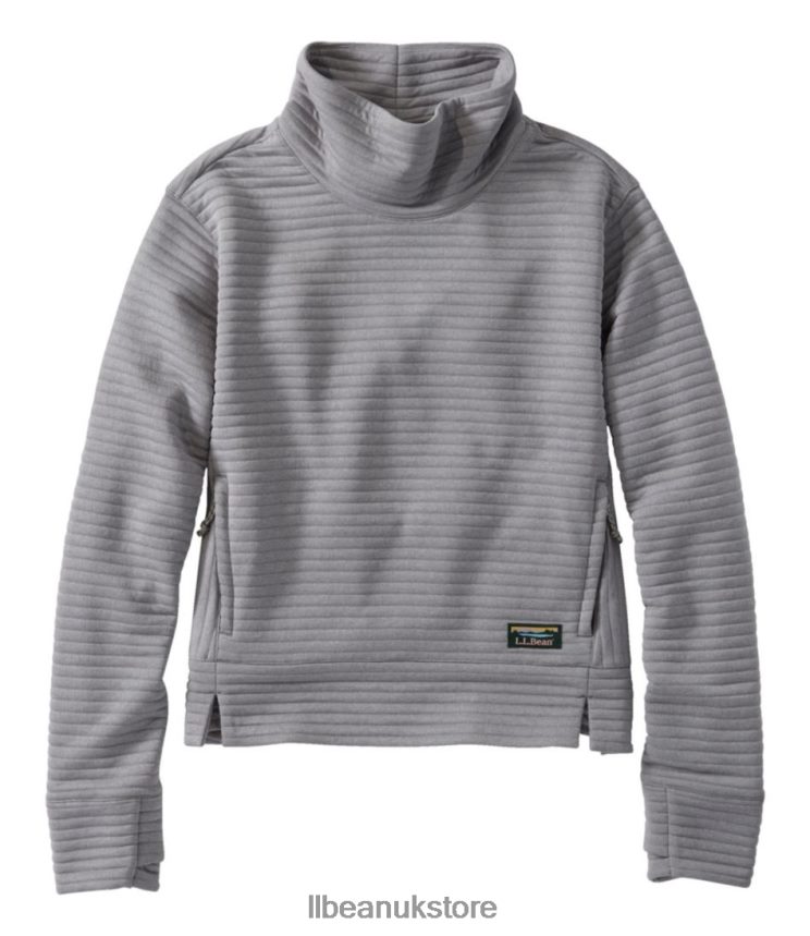 Clothing L.L.Bean Airlight Pullover Quarry Gray Heather Women 0VRR663326