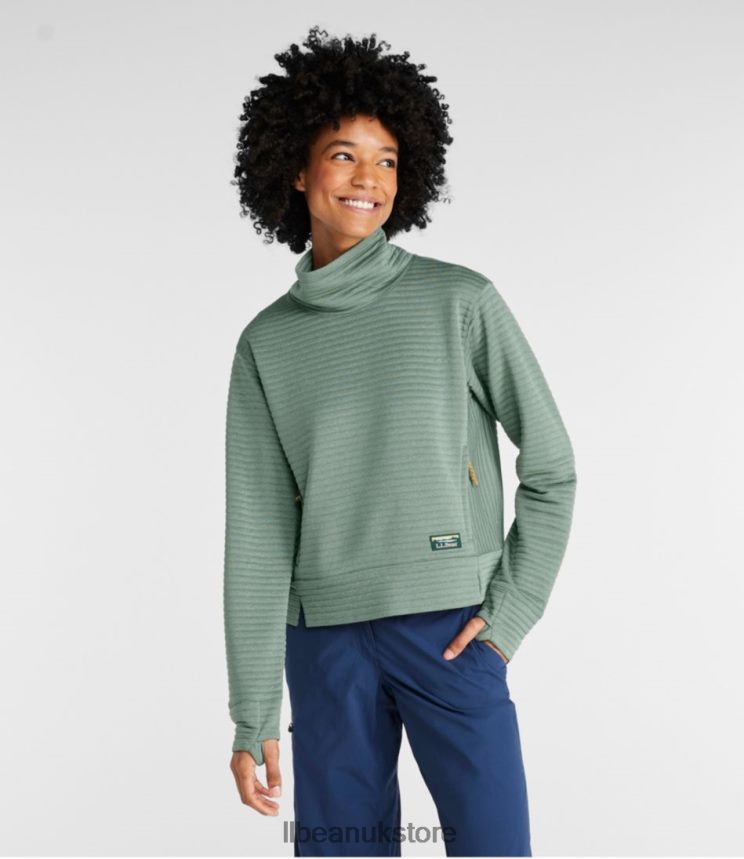 Clothing L.L.Bean Airlight Pullover Quarry Gray Heather Women 0VRR663326