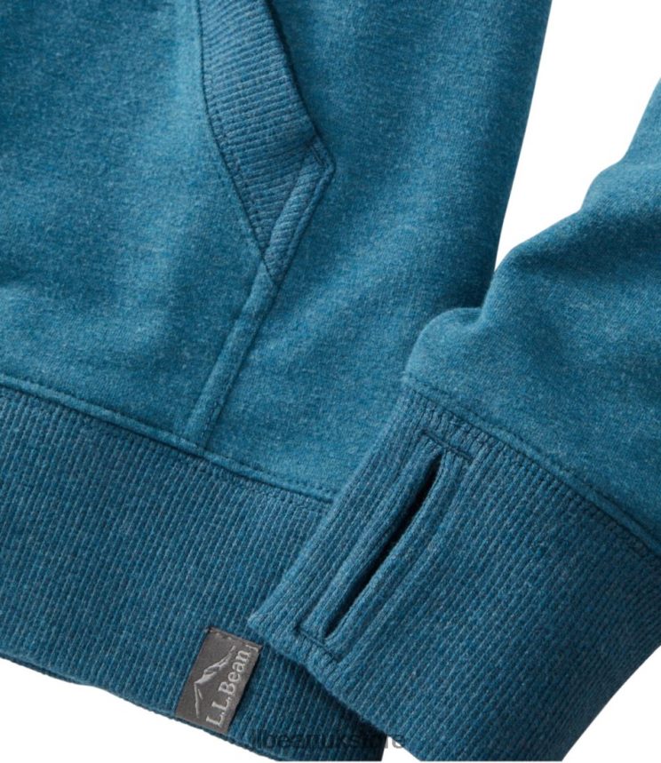 Clothing L.L.Bean Cozy Camp Hoodie Spruce Heather Colorbars Women 0VRR666577