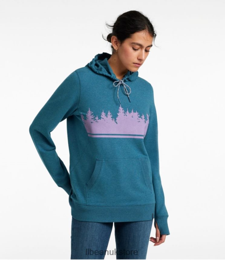 Clothing L.L.Bean Cozy Camp Hoodie Warm Gold Heather Katscript Women 0VRR663292