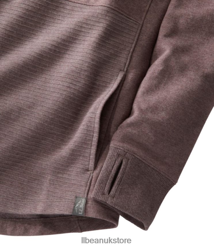 Clothing L.L.Bean Cozy Mixed-Knit Pullover Gray Birch Heather Women 0VRR664613