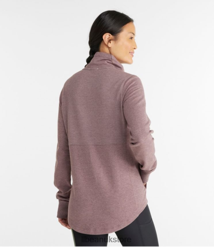 Clothing L.L.Bean Cozy Mixed-Knit Pullover Midnight Black Women 0VRR667284