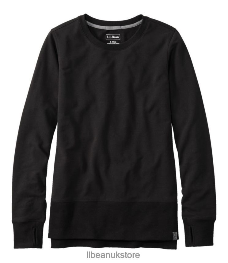 Clothing L.L.Bean Cozy Sweatshirt Midnight Black Women 0VRR667282