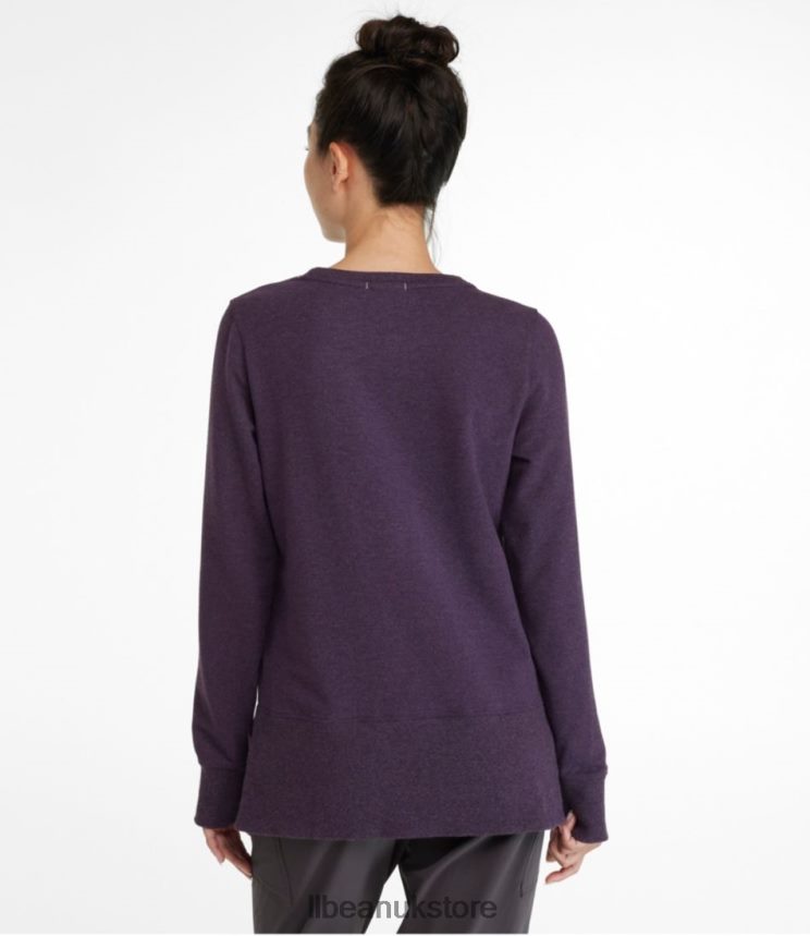Clothing L.L.Bean Cozy Sweatshirt Smoky Mauve Heather Women 0VRR662963