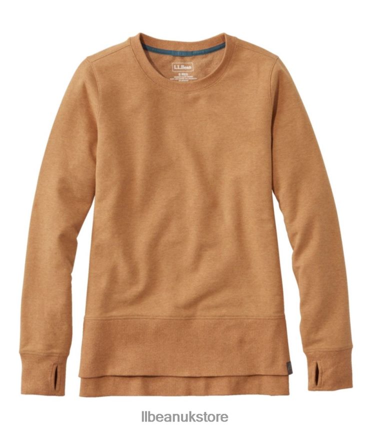 Clothing L.L.Bean Cozy Sweatshirt Toffee Heather Women 0VRR6638