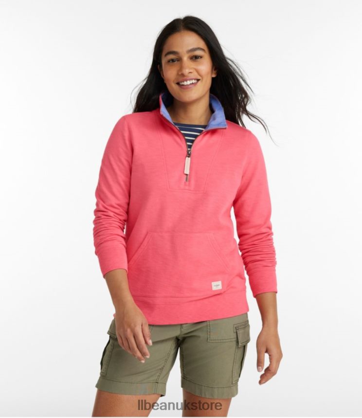 Clothing L.L.Bean Organic Cotton Sweatshirt Rustic Blue Women 0VRR663198