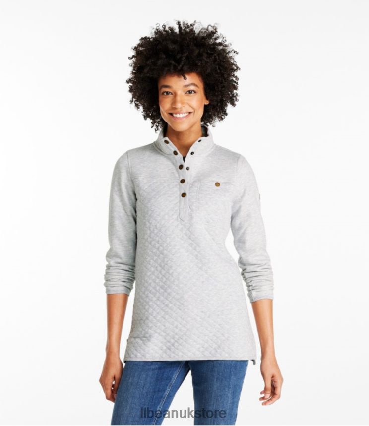 Clothing L.L.Bean Quilted Sweatshirt Larkspur Women 0VRR667003