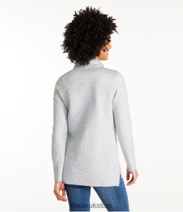 Clothing L.L.Bean Quilted Sweatshirt Sunlit Coral Women 0VRR665913