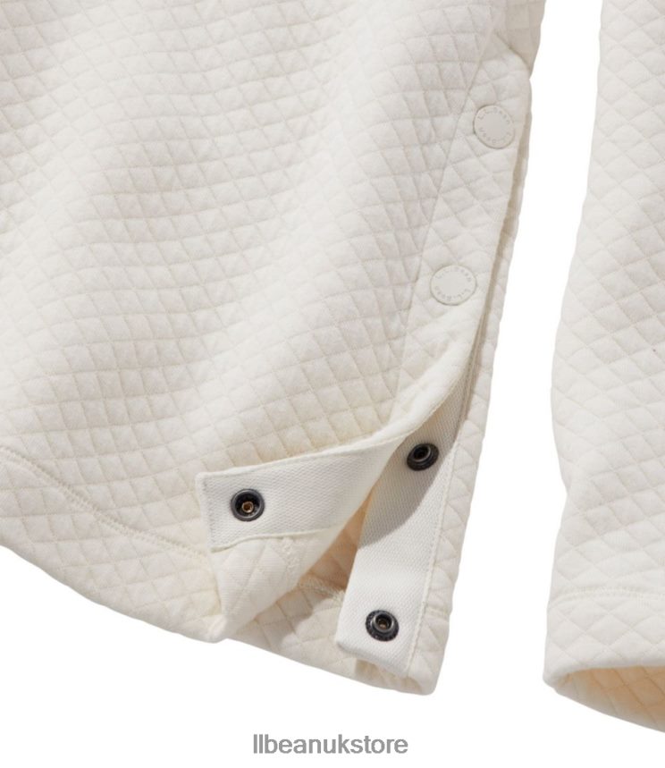 Clothing L.L.Bean SoftLight Quilted Top Cool Sea Blue Women 0VRR665687