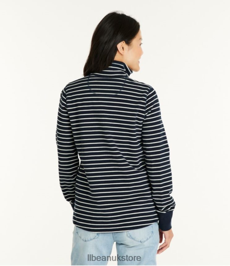Clothing L.L.Bean Ultrasoft Sweats Classic Navy/Cream Women 0VRR66390